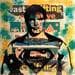 Gemälde Super man von Kikayou | Gemälde Pop-Art Porträt Pop-Ikonen Graffiti