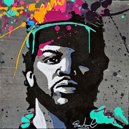 Painting #19.2 by Dashone | Painting Street art Mixed Pop icons, Portrait
