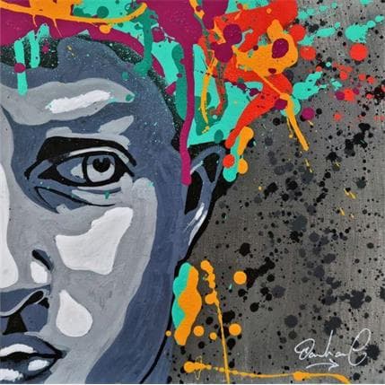 Painting #25.2 by Dashone | Painting Street art Mixed Portrait