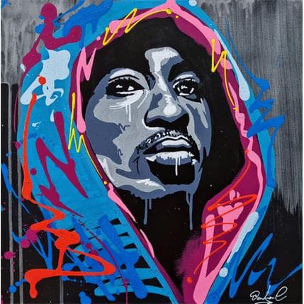 Painting #36.9 by Dashone | Painting Street art Pop icons, Portrait