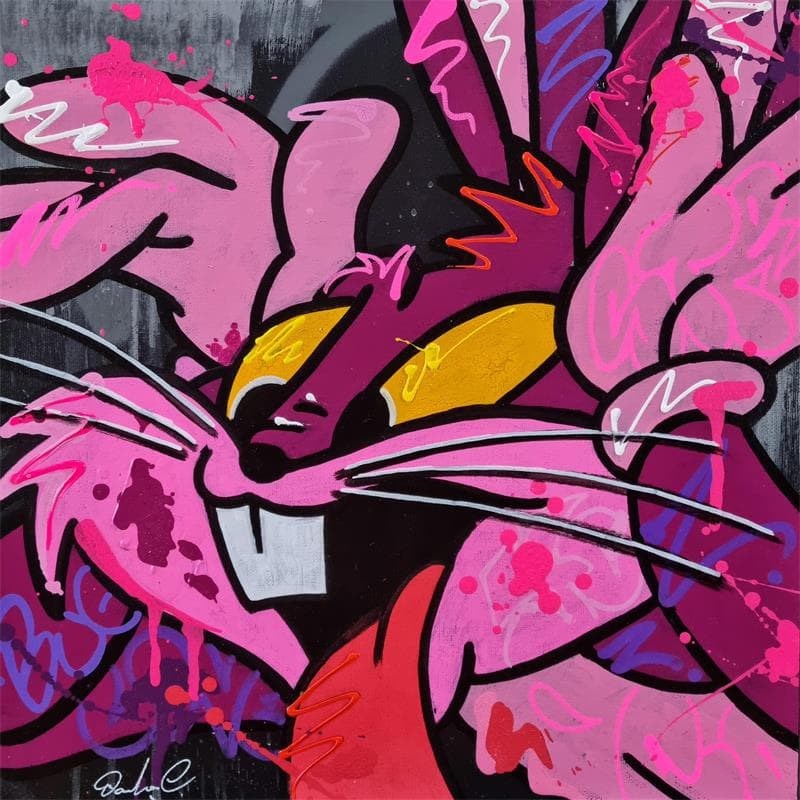 Painting #36.7 by Dashone | Painting Street art Mixed Pop icons Animals