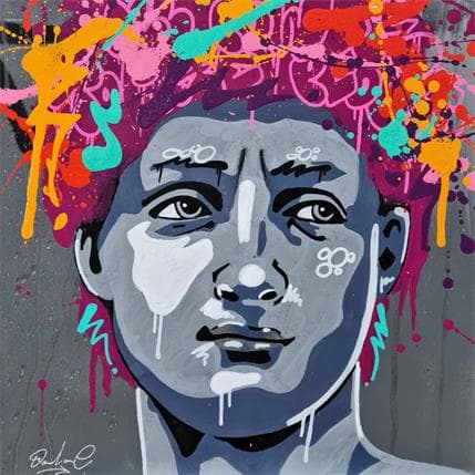 Painting #36.3 by Dashone | Painting Street art Mixed Portrait