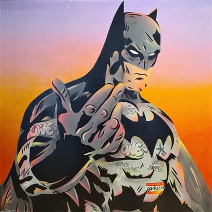 Painting Batman by Kedarone | Painting Pop art Mixed Pop icons