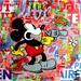 Gemälde KEEP COOL von Euger Philippe | Gemälde Pop-Art Pop-Ikonen Graffiti Acryl Collage
