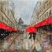 Peinture Paris 2219 par Solveiga | Tableau Figuratif Acrylique Vues urbaines