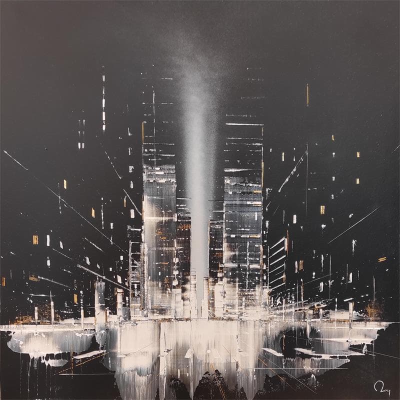 Painting INFINITY by Rey Julien | Painting Figurative Mixed Acrylic Urban