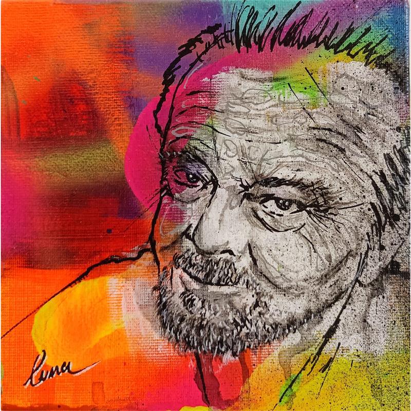 Peinture Jack par Luma | Tableau Pop-art Portraits Icones Pop Acrylique