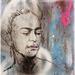Gemälde Frida 2 von Luma | Gemälde Street art Pop-Ikonen Acryl