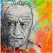 Gemälde De Niro  von Luma | Gemälde Pop-Art Pop-Ikonen Acryl