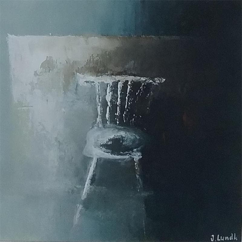 Painting Chair by Lundh Jonas | Painting Figurative Acrylic Marine