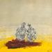 Gemälde Apaisement von Escolier Odile | Gemälde Figurativ Pop-Ikonen Acryl Sand