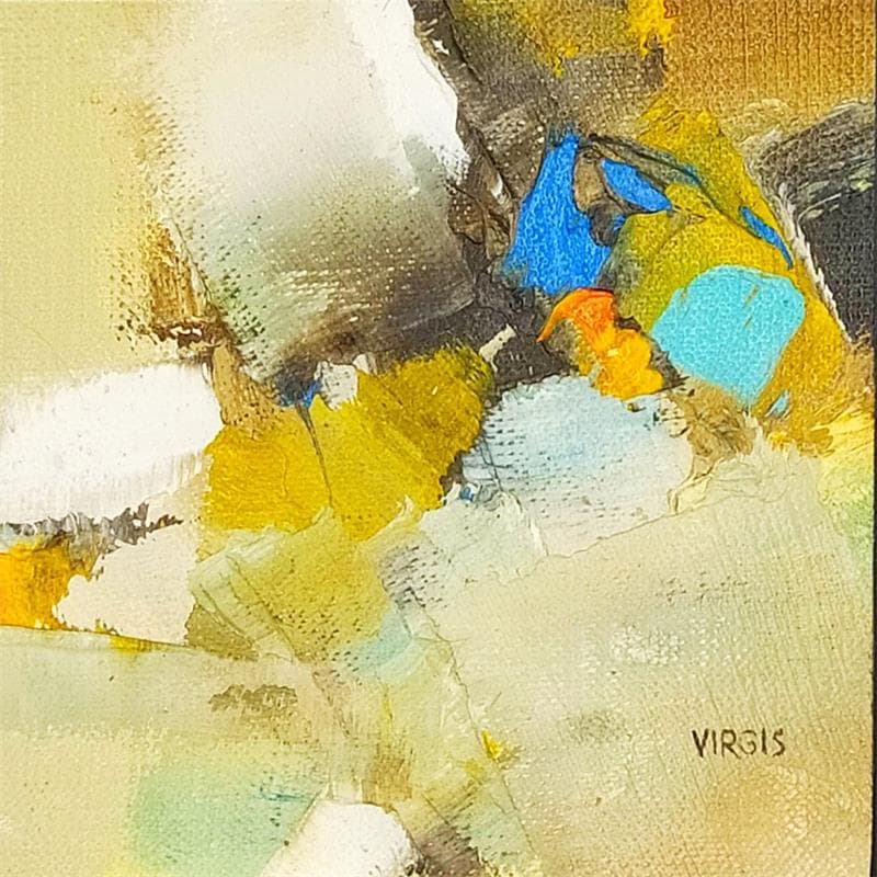 Painting Not Yet by Virgis | Painting Abstract Oil Minimalist