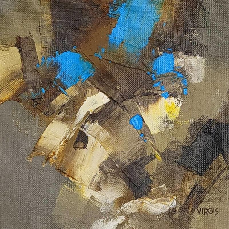 Painting Without me and you by Virgis | Painting Abstract Minimalist Oil