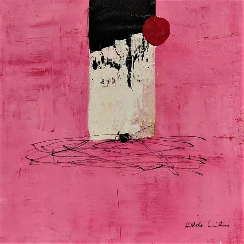 Painting LN8 by Wilms Hilde | Painting Abstract Minimalist