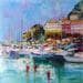 Painting Nice, la pointe du vieux port by Frédéric Thiery | Painting Figurative Marine Cardboard Acrylic