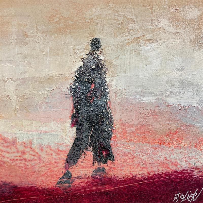 Painting Vers un horizon éclairé by Escolier Odile | Painting