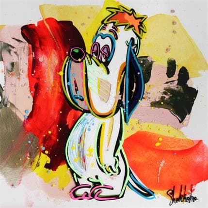Painting Droopy 307b by Shokkobo | Painting Pop art Mixed Pop icons
