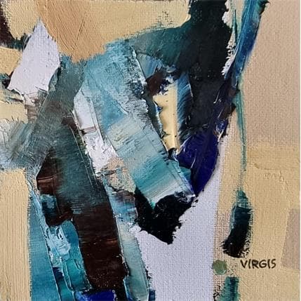 Peinture Hope par Virgis | Tableau Abstrait Huile minimaliste