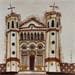 Peinture La basilique de Fourvière par Penaud Raphaëlle | Tableau Figuratif Mixte Paysages