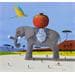 Peinture Eléphant par Lionnet Pascal | Tableau Surréalisme Paysages Animaux Acrylique