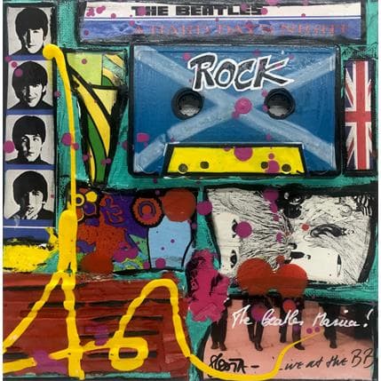 Pop Art Paintings Mixedthe Beatles Mania By Sophie Costa Carre D Artistes