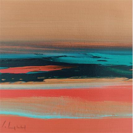 Painting Zone rouge by Guy Viviane  | Painting Abstract Oil Minimalist