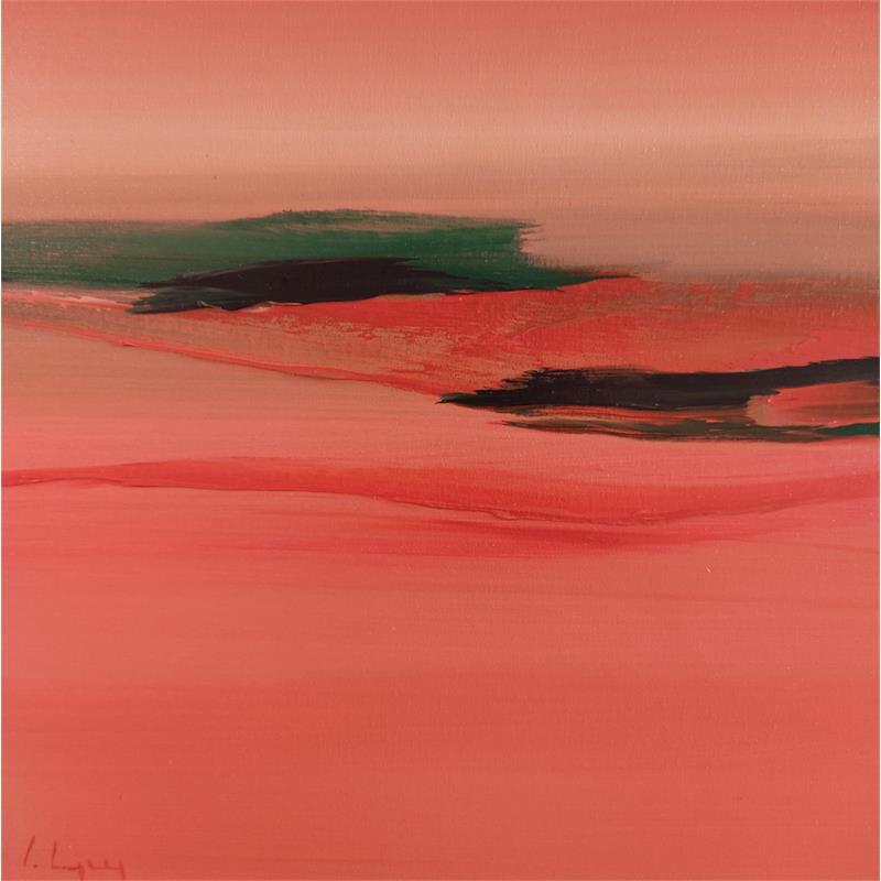 Painting Encore un soir by Guy Viviane  | Painting Abstract Minimalist Oil