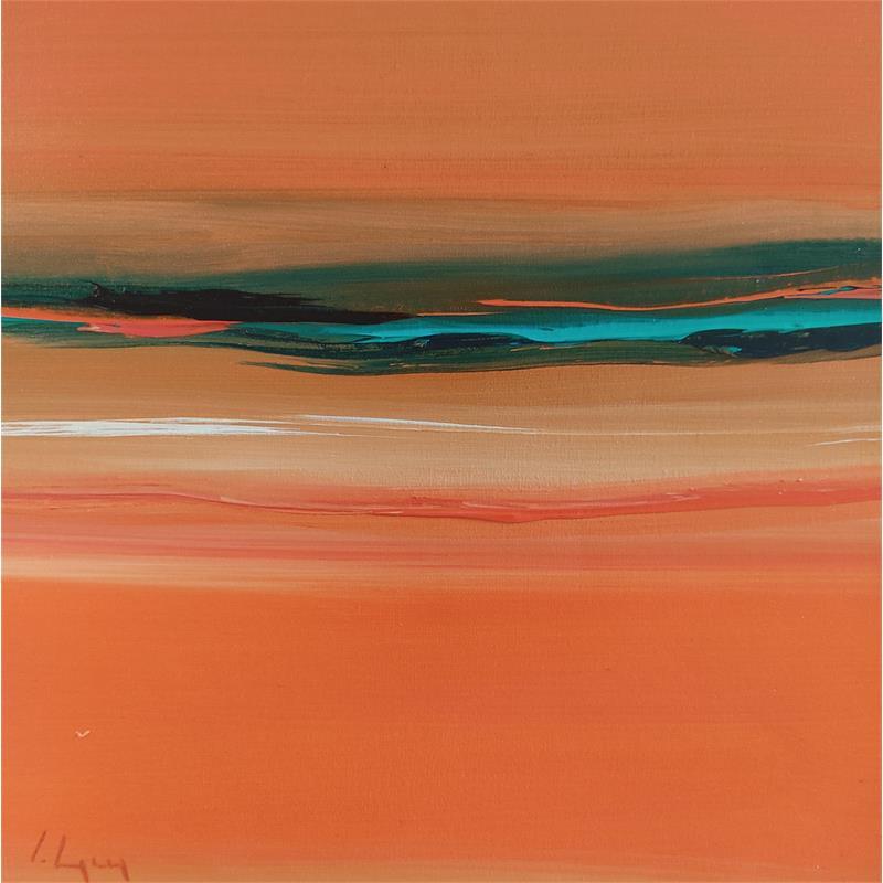 Painting Moment magique by Guy Viviane  | Painting Abstract Minimalist Oil