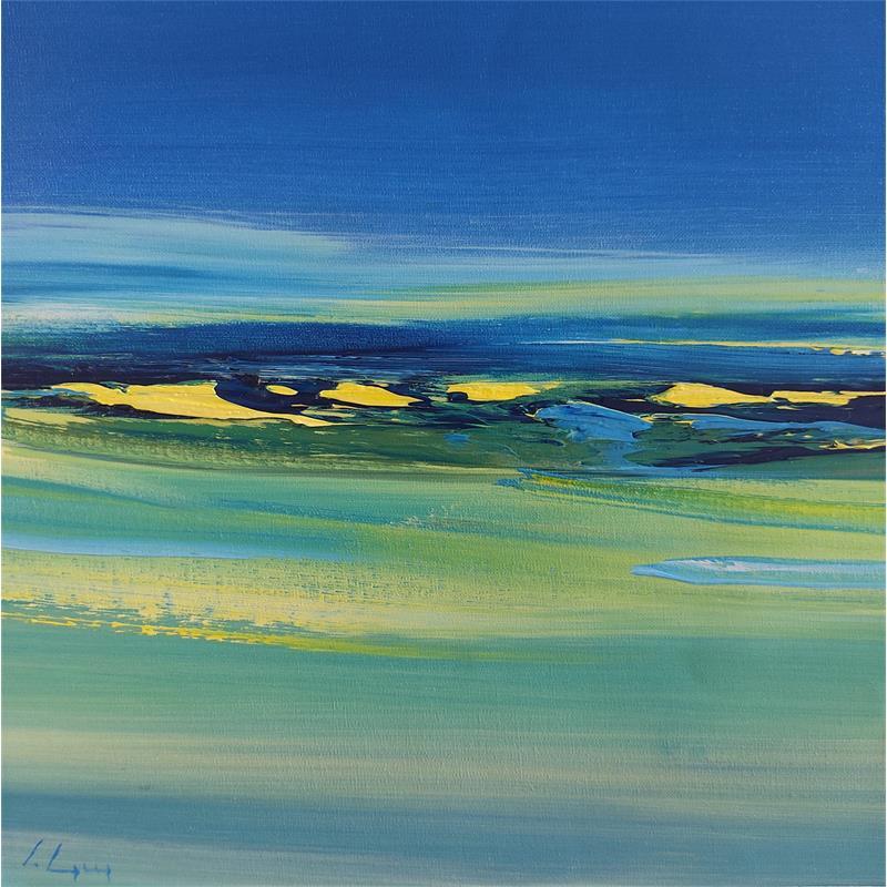 Painting Magic summer by Guy Viviane  | Painting Abstract Minimalist Oil