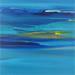 Painting Terre des Noés by Guy Viviane  | Painting Abstract Minimalist Oil