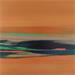 Gemälde Le dernier rayon von Guy Viviane  | Gemälde Abstrakt Minimalistisch Öl