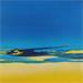 Peinture Au soleil de midi par Guy Viviane  | Tableau Abstrait Minimaliste Huile