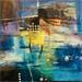 Painting Weary blues by Bonetti | Painting Abstract Acrylic