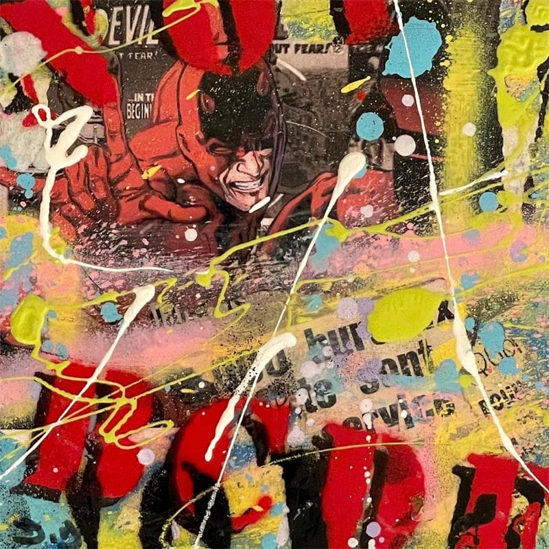 Painting HEROES N°77 by Drioton David | Painting Pop-art Pop icons Acrylic