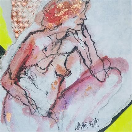 Painting Fabiola by Labarussias | Painting Figurative Mixed Nude