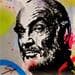 Painting Sean Connery by Mestres Sergi | Painting Pop art Graffiti Mixed Portrait Pop icons