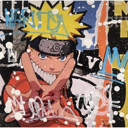 Painting Naruto by Lamboley Franck | Painting Pop art Mixed Pop icons, Pop icons