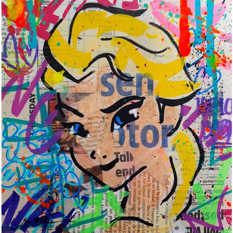 Painting Elsa by Miller Jen  | Painting Street art Pop icons