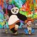 Painting Kung Fu story by Miller Jen  | Painting Street art Pop icons