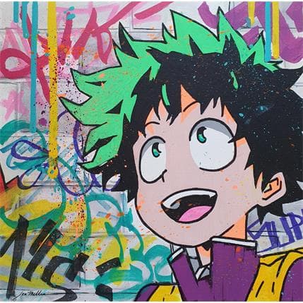 Painting Izuku Midorya by Miller Jen  | Painting Street art Mixed Pop icons