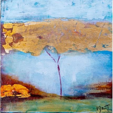 Painting Mon arbre by Droit Ode | Painting Abstract Mixed Minimalist