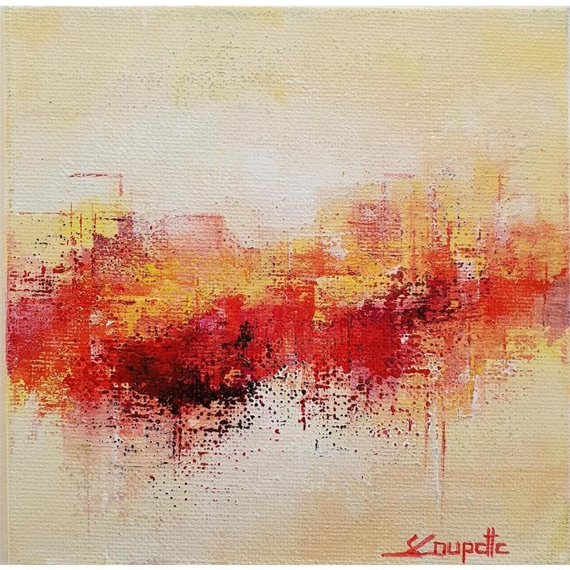 Peinture Merry par Coupette Steffi | Tableau Abstrait Acrylique Paysages, Urbain