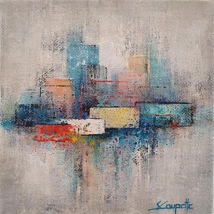 Painting Morning 2 by Coupette Steffi | Painting Abstract Acrylic Landscapes, Urban