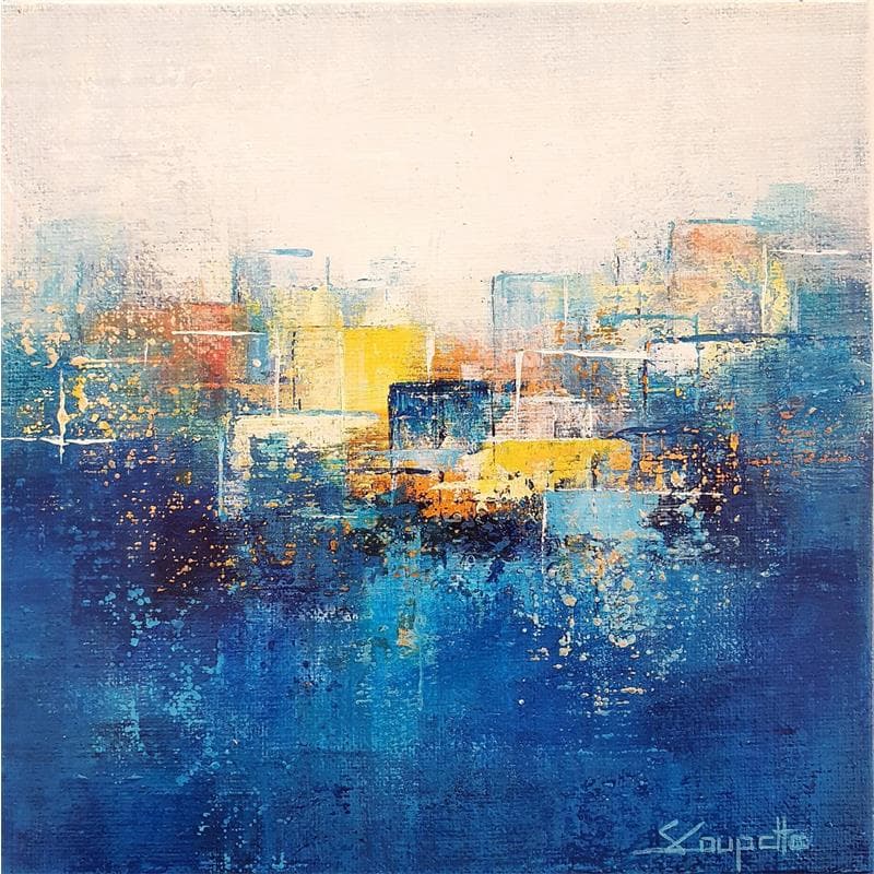 Painting Moving by Coupette Steffi | Painting Abstract Acrylic Landscapes Urban
