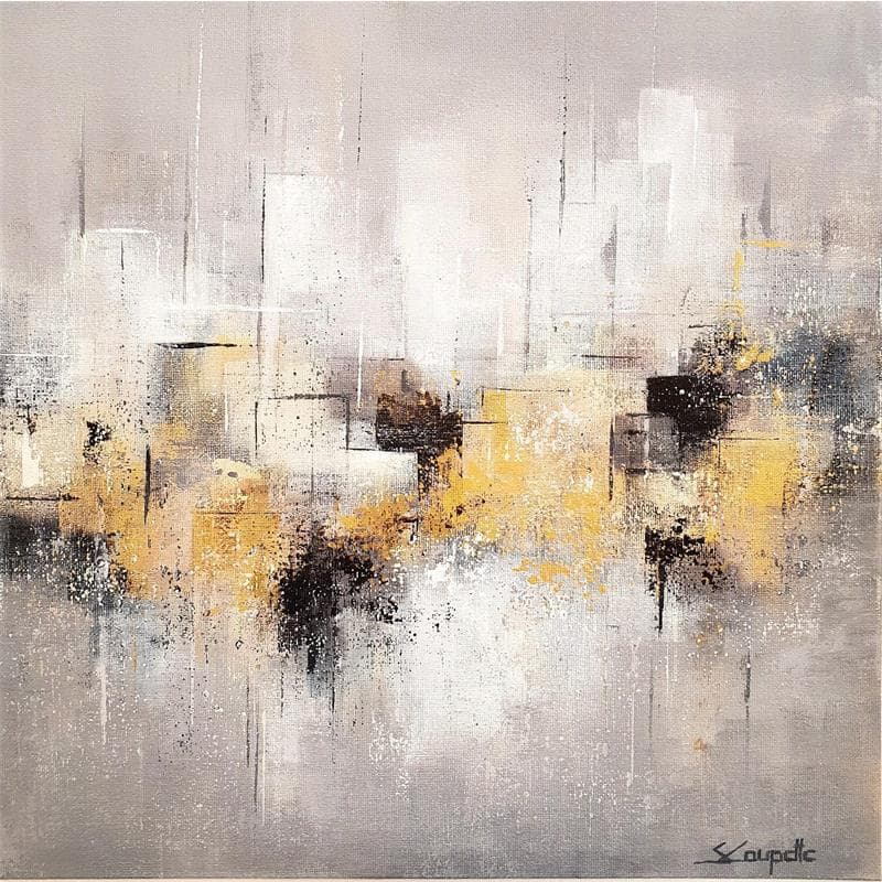 Painting Magnificient by Coupette Steffi | Painting Abstract Acrylic Landscapes, Urban