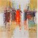 Painting Gratidao by Silveira Saulo | Painting Abstract Acrylic