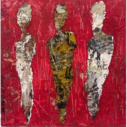 Painting TRIO by Rocco Sophie | Painting Raw art Mixed Life style