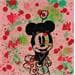 Peinture Minnie par Kikayou | Tableau Pop Art Mixte icones Pop animaux
