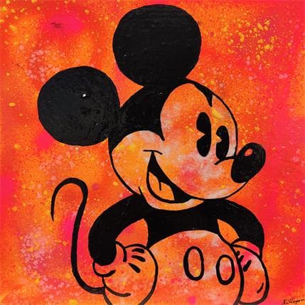 Painting Mickey by Kikayou | Painting Pop art Mixed Animals, Pop icons