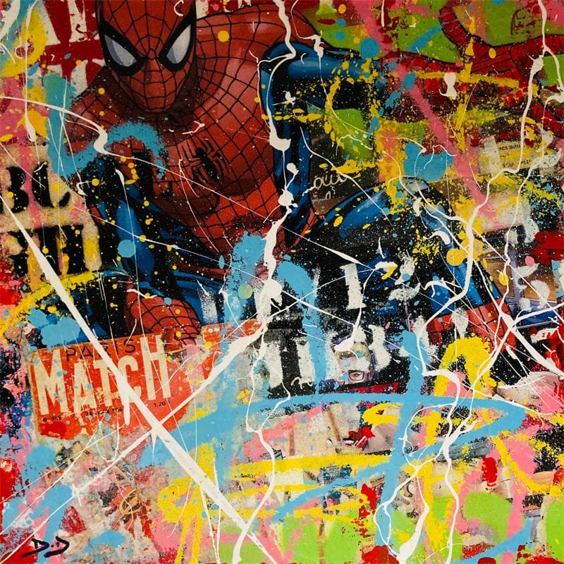 Painting HEROES N°42 by Drioton David | Painting Pop-art Pop icons Acrylic